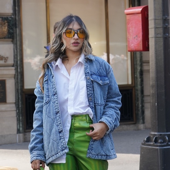 Denim jacket from Zara oversized bomber jacket